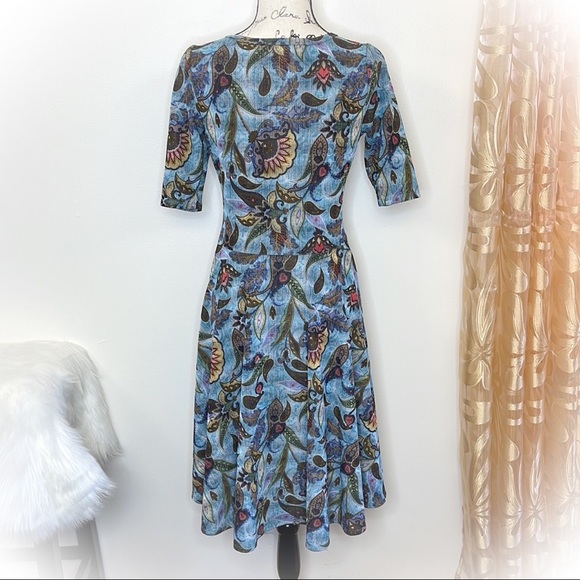 💕Beautiful Floral Lularoe Nicole Dress💕 - Picture 10 of 13